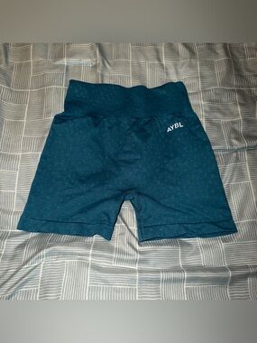 Aybl Dark Blue Speckled Gym Shorts